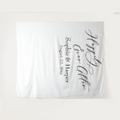 Eenvoudig gelukkig ooit na de achtergrond van de F Wandkleed (Voorkant (horizontaal))