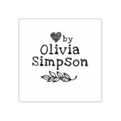 Eenvoudig gemaakt door Naam Kleine Bedrijfs Rubber Rubberstempel (Afrduk)