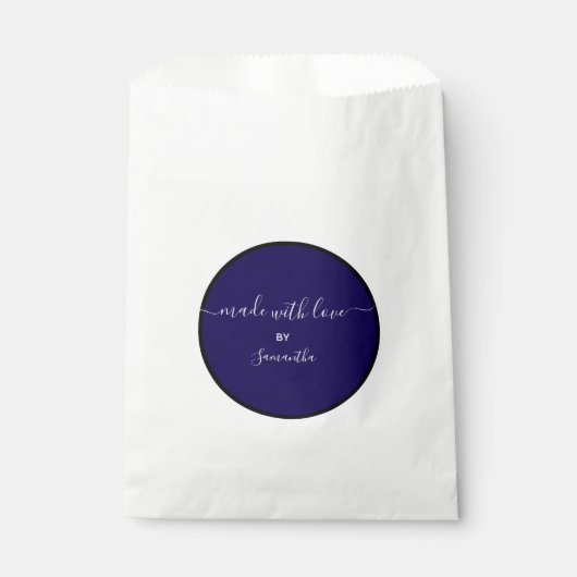 Eenvoudig gemaakt met liefde bedankzakje (Voorkant)