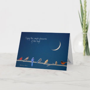 Eenvoudig genot: Gelukkige vogel dag!: Kaart