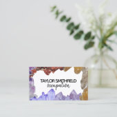 eenvoudig geode-visitekaartje visitekaartje (Staand voorkant)