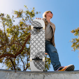 Eenvoudig geometrisch patroon skateboard