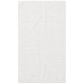 Eenvoudig geometrisch raster beige wit neutraal da tafelkleed (Voorkant)