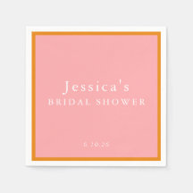 Eenvoudig geometrisch roze Oranje aangepast Vrijge