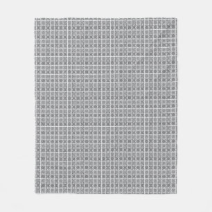 Eenvoudig geometrisch rustige vormgeving fleece deken