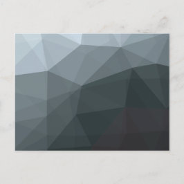 Eenvoudig geometrisch zwart verloop briefkaart