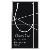 Eenvoudig geometrische stijl-weddenschap klein cadeauzakje (Voorkant)