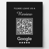 Eenvoudig gepersonaliseerd bedrijf Laat een Review Fotoplaat (Voorkant)