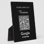 Eenvoudig gepersonaliseerd bedrijf Laat een Review Fotoplaat (Zijkant)