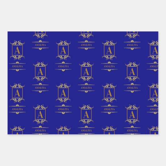 Eenvoudig, gepersonaliseerd, en één-van-een-soort  inpakpapier vel (Voorkant 2)