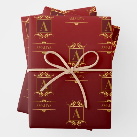 Eenvoudig, gepersonaliseerd, en één-van-een-soort inpakpapier vel (In situ)