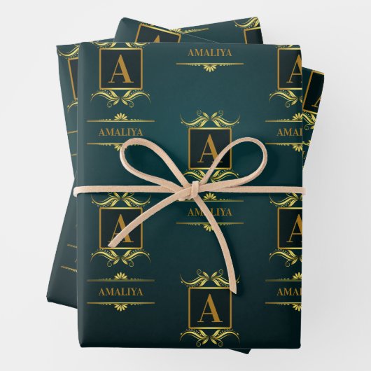 Eenvoudig, gepersonaliseerd, en één-van-een-soort inpakpapier vel (In situ)