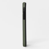 Eenvoudig gepersonaliseerd Groen Case-Mate iPhone Case (Achterkant/links)