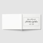 Eenvoudig, Gepersonaliseerd handboek Gastenboek (Volledig)