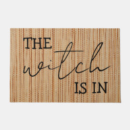 Eenvoudig gepersonaliseerd is de heks in grappighe deurmat