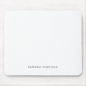 Eenvoudig gepersonaliseerd muismat (Voorkant)