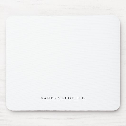 Eenvoudig gepersonaliseerd muismat (Voorkant)