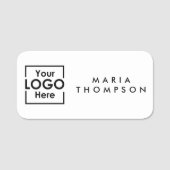 Eenvoudig gepersonaliseerd personeel van Business  Naamplaatje (Voorkant)
