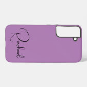 Eenvoudig Gepersonaliseerd Samsung Galaxy Hoesje (Achterkant horizontaal)