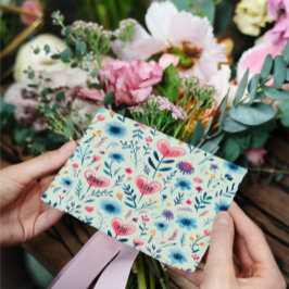 EENVOUDIG GEPERSONALISEERD SCANDINAVISCH BLOEMENHA FEESTDAGENKAART