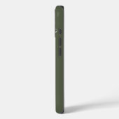 Eenvoudig gepersonaliseerde Camo Green Case-Mate iPhone Case (Achterkant / Links)