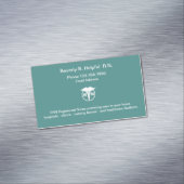 Eenvoudig geregistreerd verpleegkundige R.N. Magnetisch Visitekaartje (Voorbeeld)