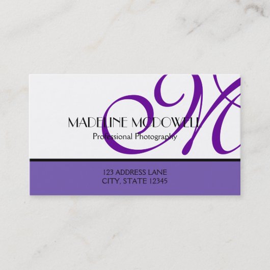 Eenvoudig geslaagd visitekaartje (Voorkant)