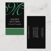 Eenvoudig geslaagd visitekaartje (Voorkant / Achterkant)