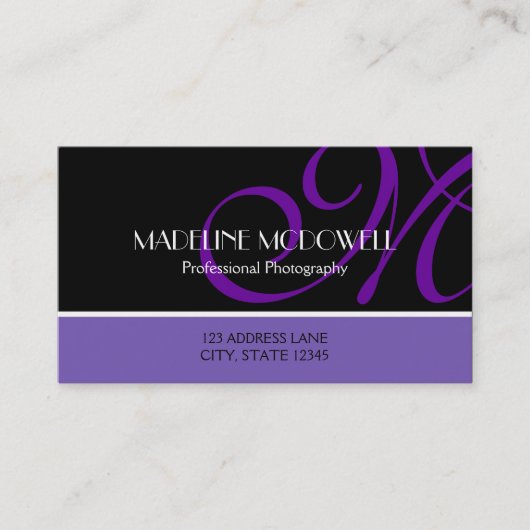 Eenvoudig geslaagd visitekaartje (Voorkant)