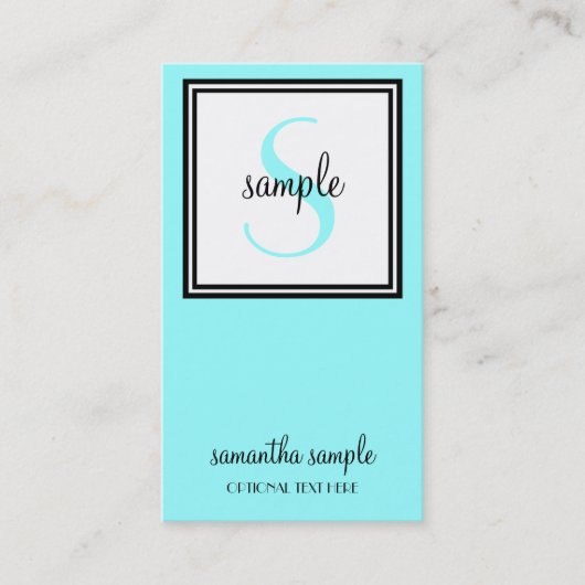 Eenvoudig geslaagd visitekaartje (Voorkant)