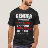 Eenvoudig geslacht voor beginners XX Vrouw vrouw X T-shirt (Voorkant)