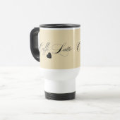 Eenvoudig gesofisticeerde caffe Latte Travel Mug Reisbeker (Voorkant links)