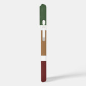 Eenvoudig gestreept herfstpatroon Persoonlijk Case-Mate iPhone Case (Achterkant / Links)