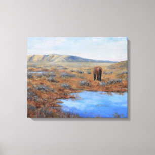Eenvoudig gestrekte Canvas afdrukken