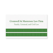 Eenvoudig gestroomlijnd Visitekaartje, groen