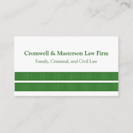 Eenvoudig gestroomlijnd Visitekaartje, groen Visitekaartje