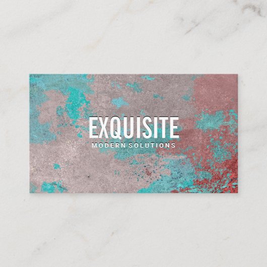 Eenvoudig gestroomlijnde textuur visitekaartje (Voorkant)