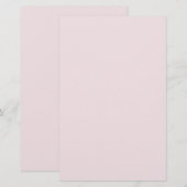 Eenvoudig getand Roos Briefpapier (Voorkant / Achterkant)