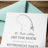 Eenvoudig Gevist thema Pensioenfeest Kaart