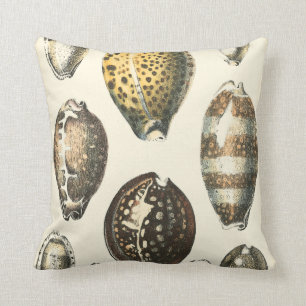 Eenvoudig gevormde zeeschelpen kussen