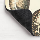 Eenvoudig gevormde zeeschelpen muismat (Hoek)