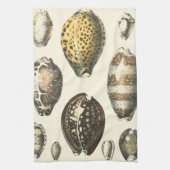 Eenvoudig gevormde zeeschelpen theedoek (Verticaal)
