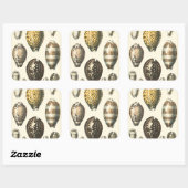 Eenvoudig gevormde zeeschelpen vierkante sticker (Vel)