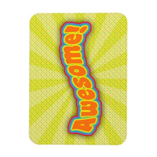 Eenvoudig Geweldige Cute Fun Slogan Magneet (Verticaal)