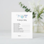 Eenvoudig gewoon Baby shower wenst Baby advies (Staand voorkant)
