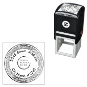 Eenvoudig gewoon bedrijfsretouradres voor logo  zelfinktende stempel (In situ)