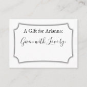 Eenvoudig gewoon beeldscherm - Vrijgezellenfeest z Informatiekaartje (Achterkant)