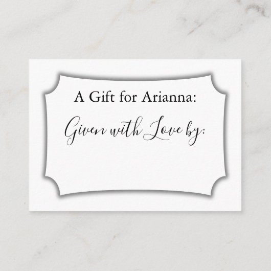 Eenvoudig gewoon beeldscherm - Vrijgezellenfeest z Informatiekaartje (Achterkant)