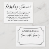 Eenvoudig gewoon beeldscherm - Vrijgezellenfeest z Informatiekaartje (Voorkant / Achterkant)