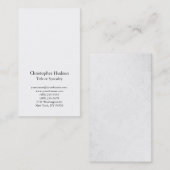 Eenvoudig gewoon modern professioneel Visitekaartj Visitekaartje (Voorkant / Achterkant)